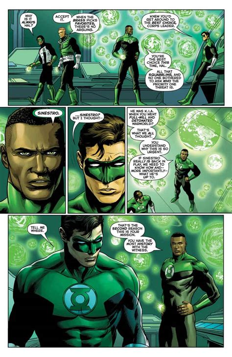 Green Lantern V Superman (HAL JORDAN AND THE GREEN LANTERN CORPS. #30 Comic Review) - Comic Watch