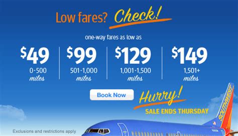 Southwest $49, $99, $129, and $149 Flight Sale - Deals We Like