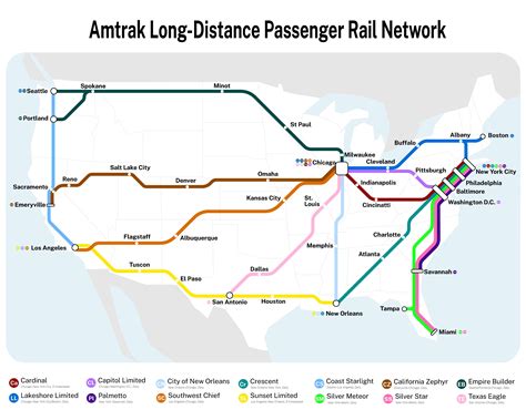 Amtrak Routes 2024 Map - Image to u