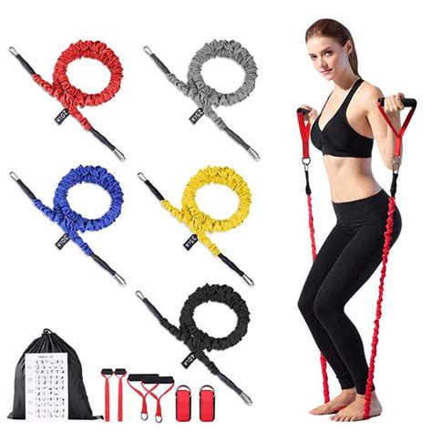 Resistance Bands Multifunctional Stretch Exercise Elastic Bands Set Fitness Equipment | Walmart ...