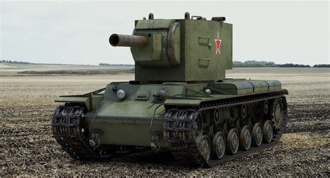 Ww2 Russian Tank Kv2 3D - TurboSquid 1399205