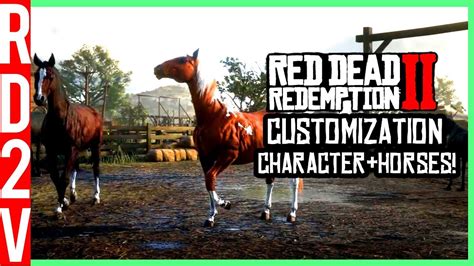 Red Dead Redemption 2 Gameplay Part 2 - Horse & Character Customization ...