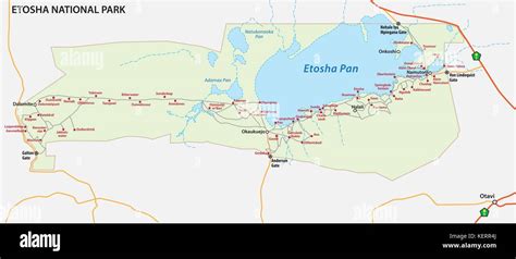 Pelagický Matematický kouř etosha national park map autorita Politika ...