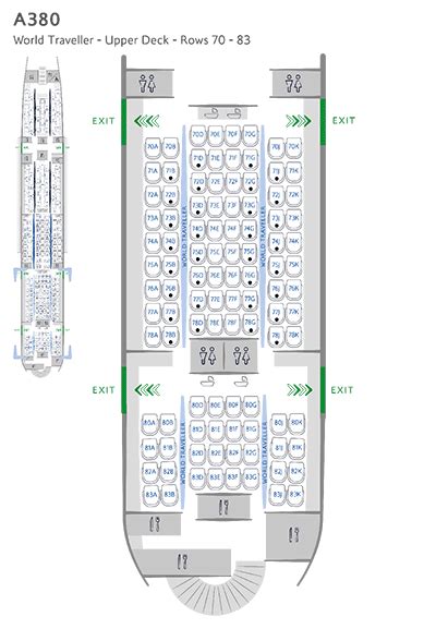 British Airways A380 Seat Map