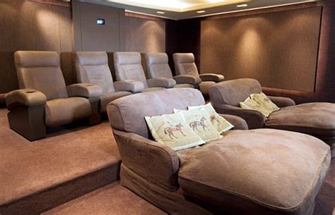 Pin by Madeira Busch on Basement - Theater Room | Media room seating, Movie room furniture ...