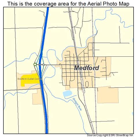 Aerial Photography Map of Medford, MN Minnesota