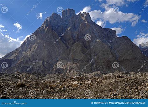 Trango Towers stock image. Image of trango, choricho - 102794275