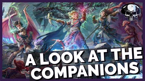 Pathfinder: WotR - A Look At The Companions (Launch) - YouTube