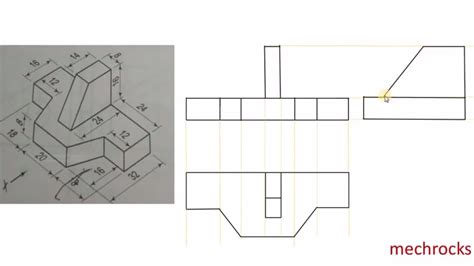 Orthographic Drawing Examples