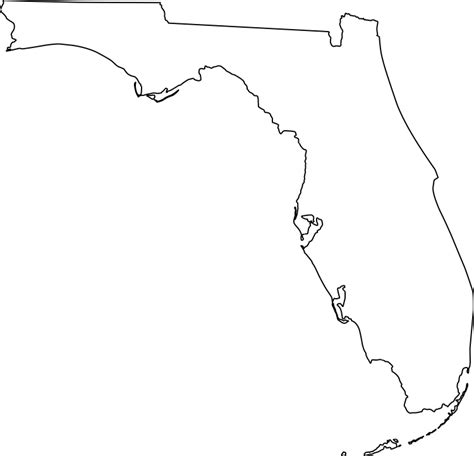 Florida Outline Vector at GetDrawings | Free download