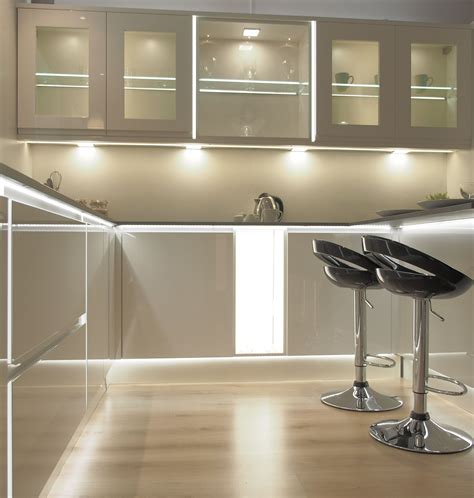 Sycamore Showroom Kitchen | Kitchen under cabinet lighting, Cabinet ...