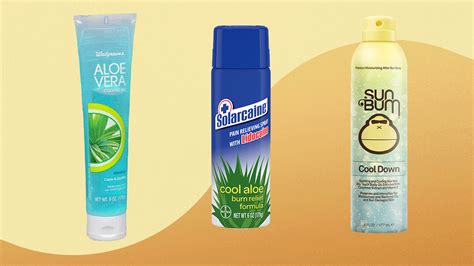 Best Sunburn Treatment Products