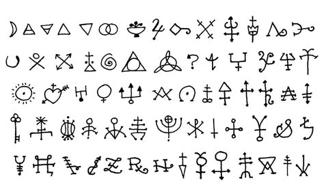 Occult Symbols and Esoteric Designs - Vector Collection. Occult symbols, Esoteric symbols ...