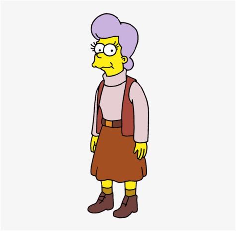 Mona Simpson - Mona Simpson The Simpsons PNG Image | Transparent PNG ...