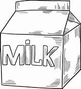 Carton Of Milk coloring Page  ColouringPages sketch template