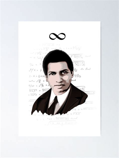 "Srinivasa Ramanujan" Poster for Sale by HereticWear | Redbubble