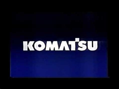 Komatsu Logo History - YouTube