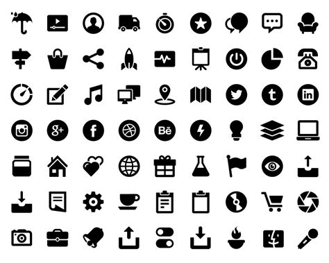 Glypho - Free Icons - 900+ Bold Vector Glyph Icons for Designers and ...