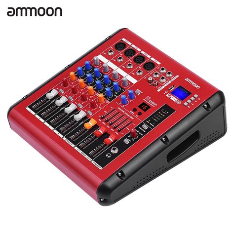 Musical Instruments & DJ 001 Bluetooth Mini USB Audio Mixer Amplifier ...