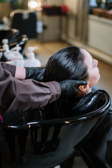 Woman Having Her Hair Rinse · Free Stock Photo