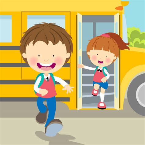 Kids Leaving School Illustrations, Royalty-Free Vector Graphics & Clip Art - iStock