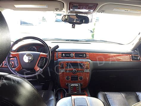 CHEVROLET AVALANCHE LS LT INTERIOR WOOD CARBON DASH TRIM KIT 2010 2011 ...