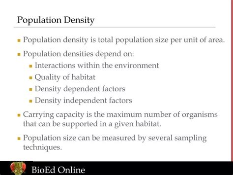 PPT - Population Density PowerPoint Presentation, free download - ID:1361874