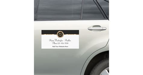 Classy Realtor Promotional Car Magnets | Zazzle.com