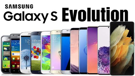 Evolution of Samsung Galaxy S Series - 2010-2021 All Models - YouTube