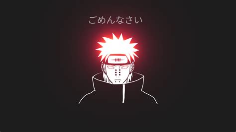 2560x1440 Resolution Naruto Pain Minimal 1440P Resolution Wallpaper ...