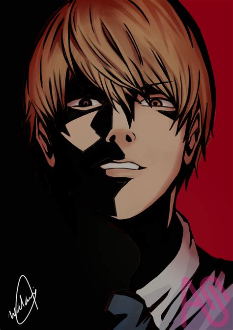 LIGHT YAGAMI FANART MANGA ANIME FROM DEATH NOTE Watami - Illustrations ...