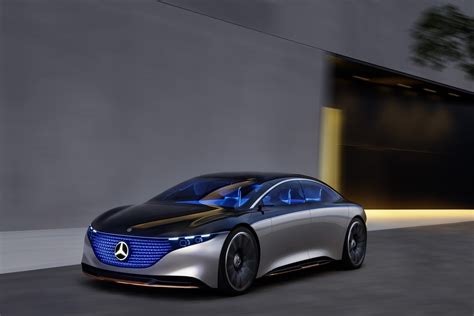 Sleek Mercedes EQS Electric Sedan Concept with 435 Miles Range Revealed ...