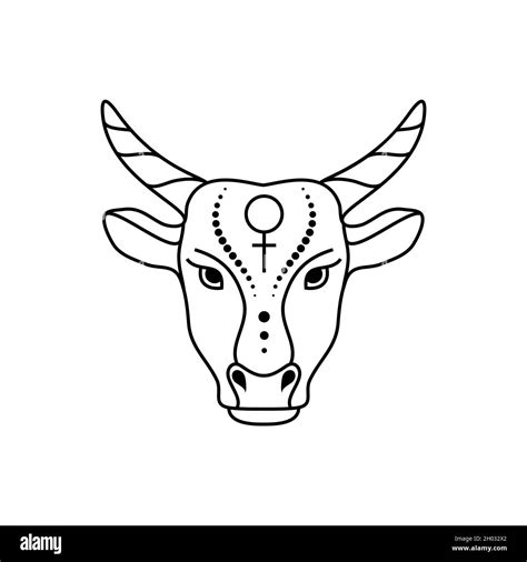 Ox zodiac sign Stock Vector Image & Art - Alamy