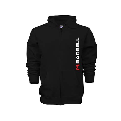 M Barbell Full-Zip Hoodie - Weightlifting Hoodie