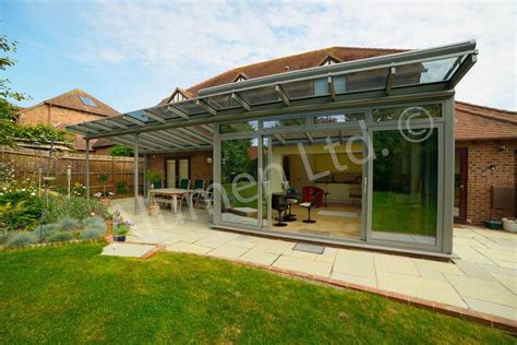 Aluminium Conservatories Reverse Lean To | Pergola, Pergola lighting, Pergola canopy