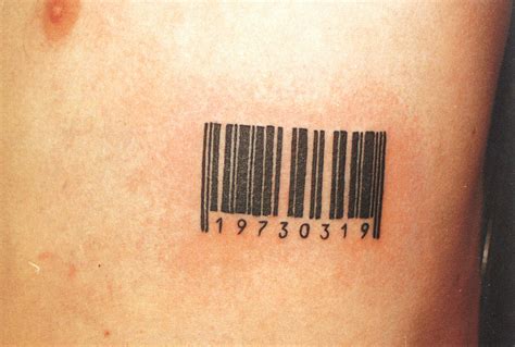 Elegant Barcode Tattoo Meaning Design - | TattooMagz › Tattoo Designs / Ink Works / Body Arts ...