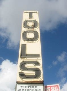 Tools Neon Sign | Vintage Canon Powershot A20 digital camera… | Flickr