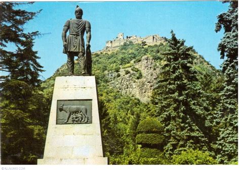 Deva - Statue of Decebal (1968), Deva - Romania - Postcard - 34962