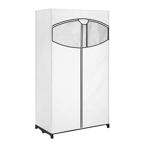 Style Selections White Steel Clothing Rack with Cover at Lowes.com