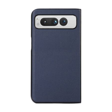 Olixar Genuine Leather Navy Blue Case - For Google Pixel Fold