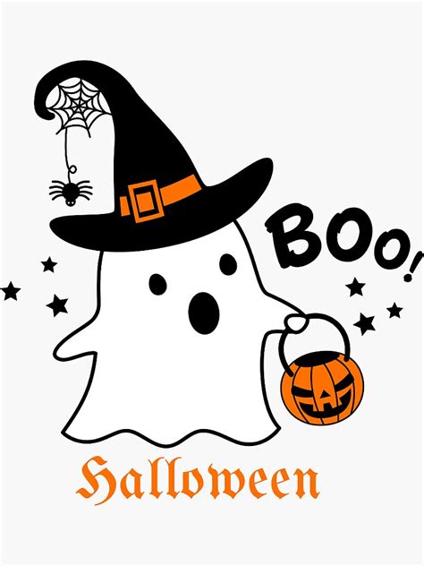 "Ghost Clipart Hallo Ghost Clipart Cute" Sticker for Sale by KAONZA | Redbubble