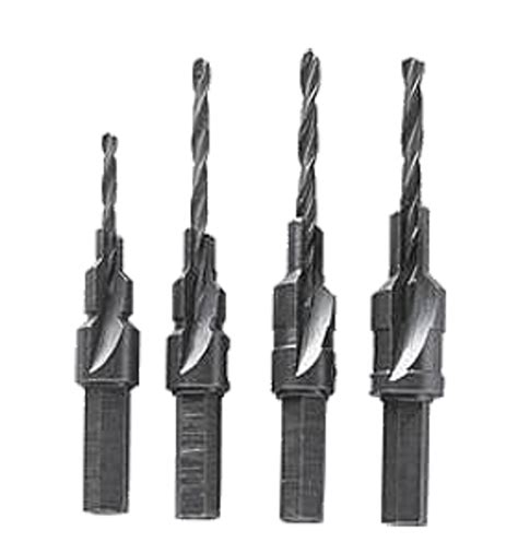 General 4-Piece Adjustable Countersink Drill Bit Set - Midwest ...