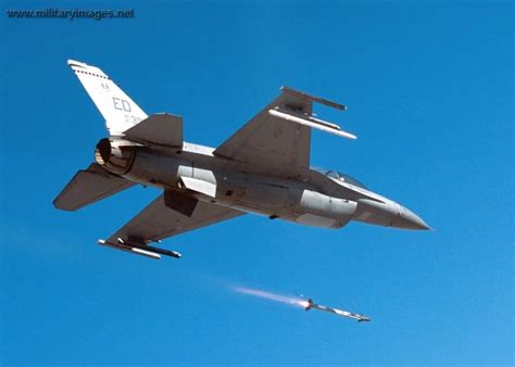 Pilot fires the newest variant of the AIM-9 Sidewinder | A Military ...