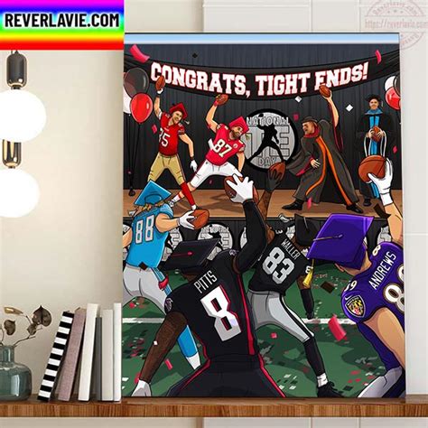 Congrats National Tight Ends Day In NFL Home Decor Poster Canvas - REVER LAVIE