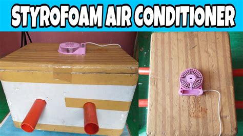 HOW TO MAKE STYROFOAM AIR CONDITIONER | TAGALOG🇵🇭 - YouTube