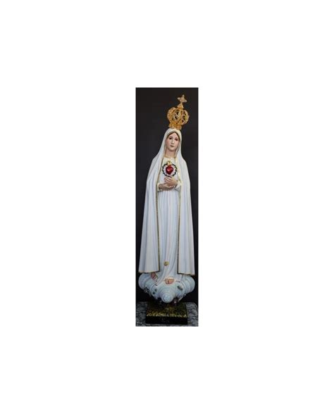 Wooden statue of the Sacred Heart of Mary - Store Online Fátima