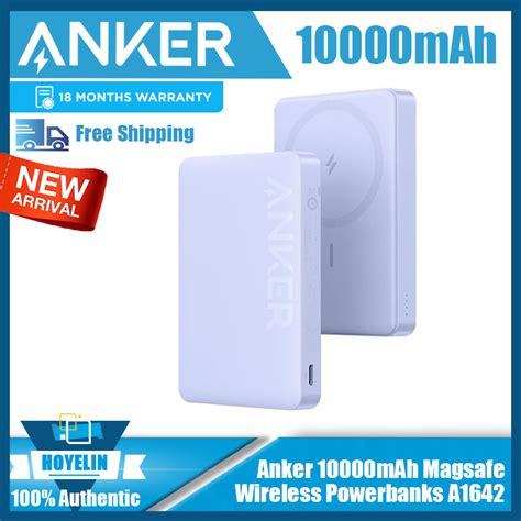 Anker 334 Magnetic Wireless Charging (MagGo), 10000mAh Magsafe ...