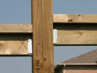 Wood Fence Panel Brackets - WoodsInfo