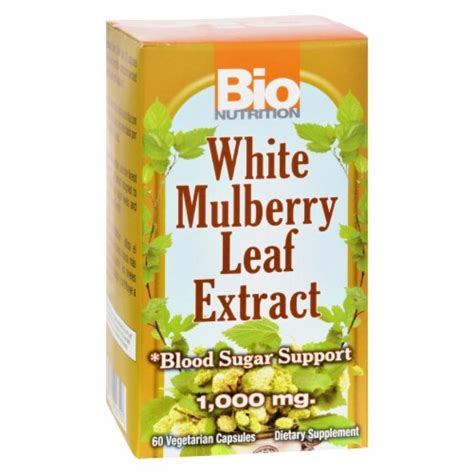 Bio Nutrition - Inc White Mulberry Leaf Extract - 1000 mg - 60 Veg ...