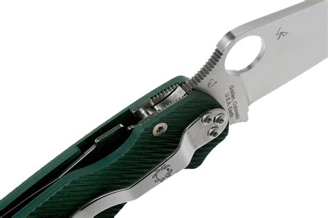 Spyderco Paramilitary 2 CPM S45VN C81GPFGR2 Forest Green Sprint Run pocket knife ...